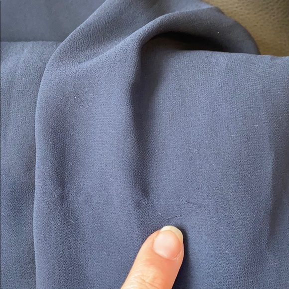 ๐ BCX navy blue sheer layer dress size 8 - Picture 8 of 9